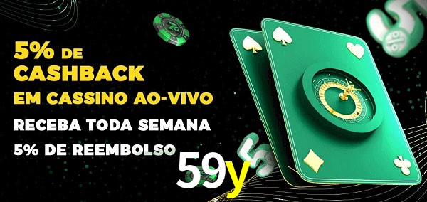 Promoções do cassino ao Vivo 59y